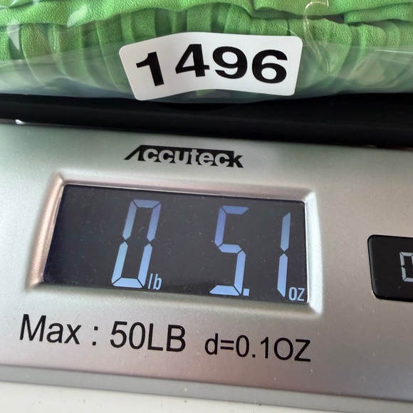 Allison Taylor Womens Lime Green Pleated Ruffle Bell Sleeve Blouse Large - Picture 11 of 11